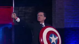 “Stephen Colbert” returns to say goodbye to President Obama